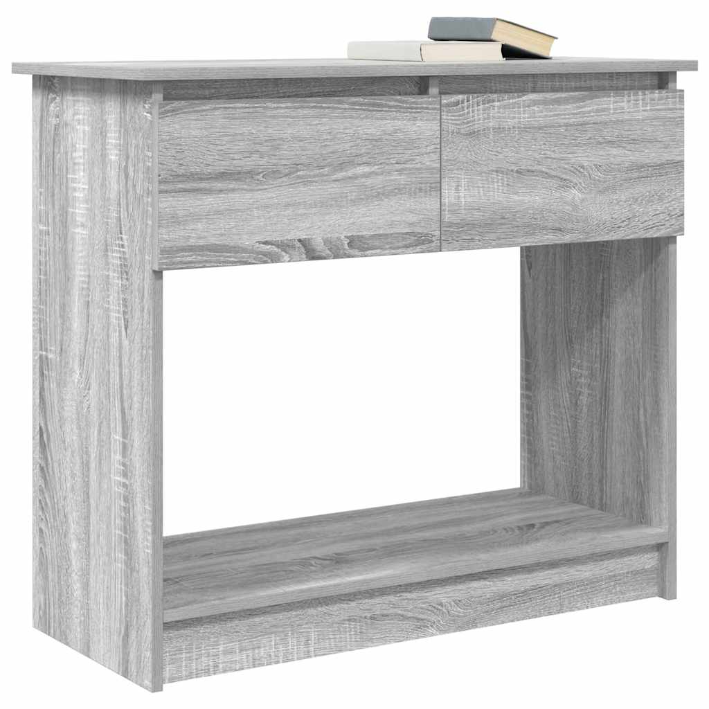 Console Table with Drawers Grey Sonoma 85.5x38.5x74.5 cm